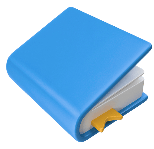 Illustration of an open book representing blogs